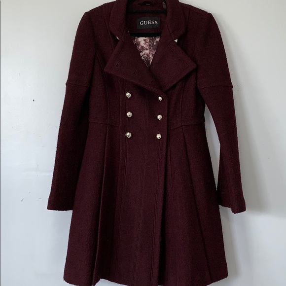 Guess Jackets & Blazers - GUESS swing double breasted pea coat NEW!!